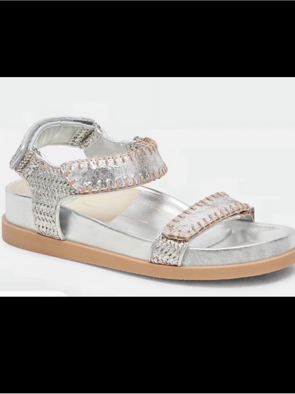 Dolce Vita Senora Sandals Silver Knit